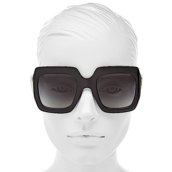 Gucci Oversized Square Sunglasses, 54mm NWT - Picture 4 of 10